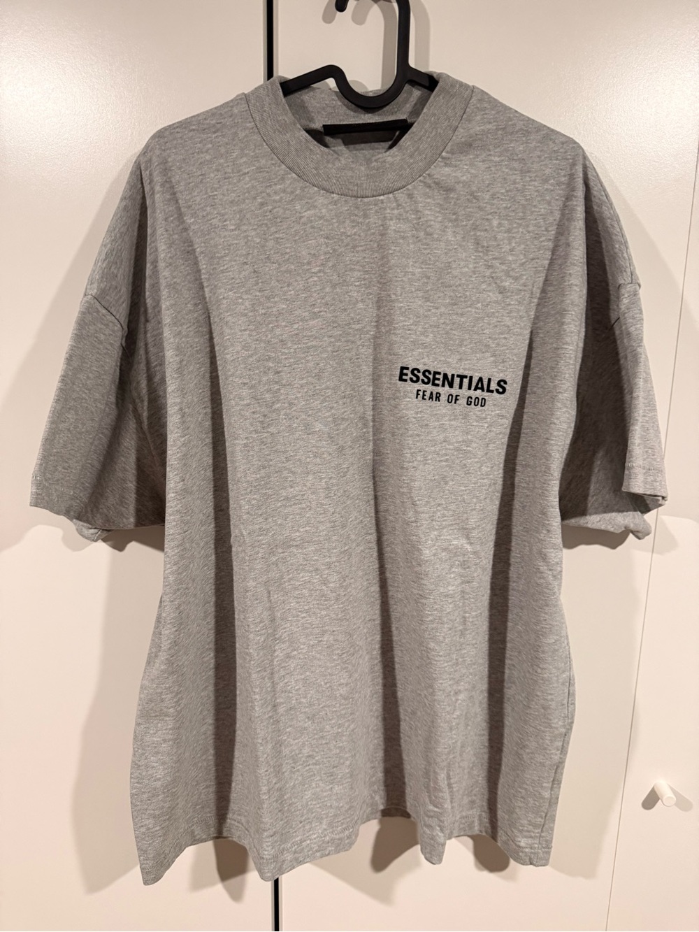 Essentials Fear of God Short Sleeve Tee in gray small oversized